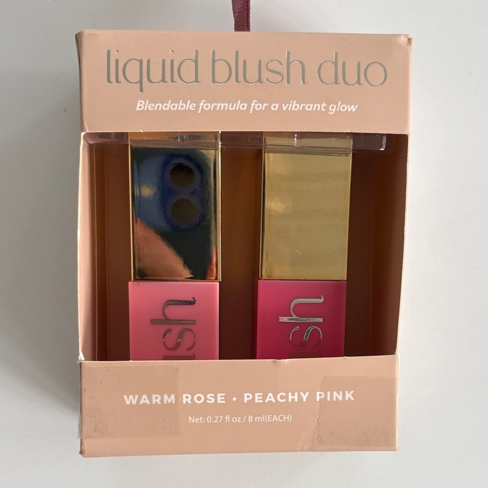 Liquid Blush Duo Warm Rose & Peachy Pink - Liquid Blush Set